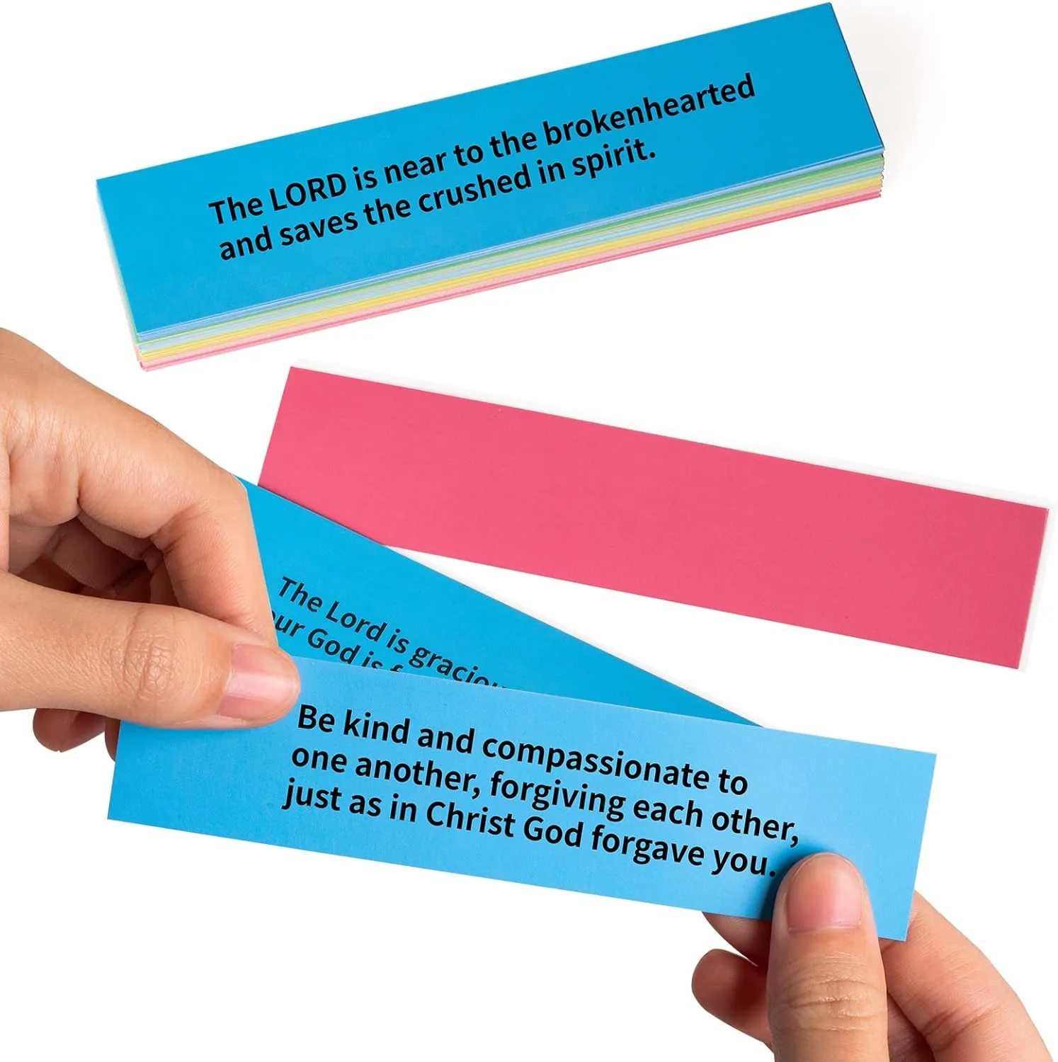 Read Me When Bible Verses Jar for Emotions and Feelings Scripture Prayer Cards Hope Jar