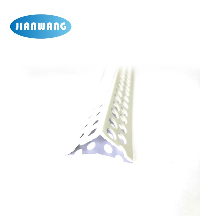 Hight Quality PVC Flexible Drywall External Angle Bead White PVC Plastering Corner Bead For gypsum board