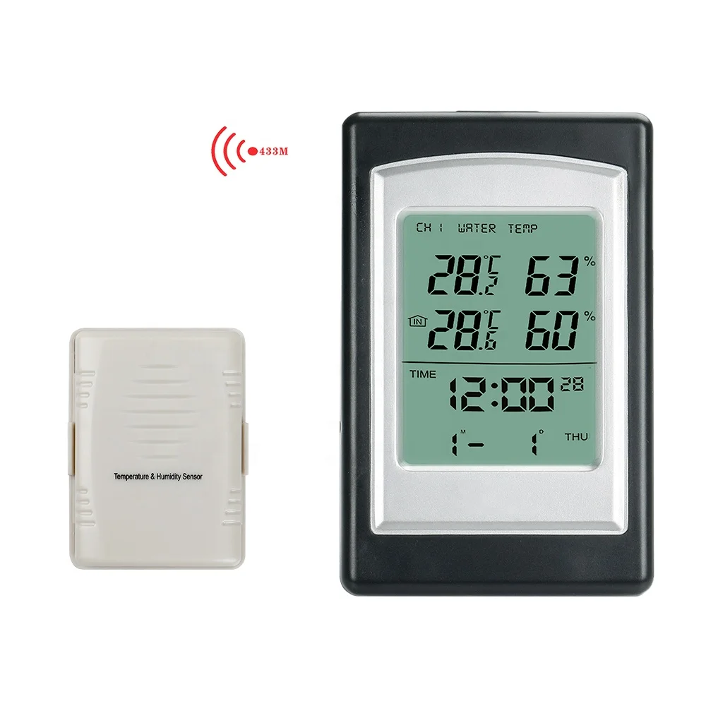 High quality household indoor and outdoor wireless thermometer hygrometer multi-function detection digital thermometer
