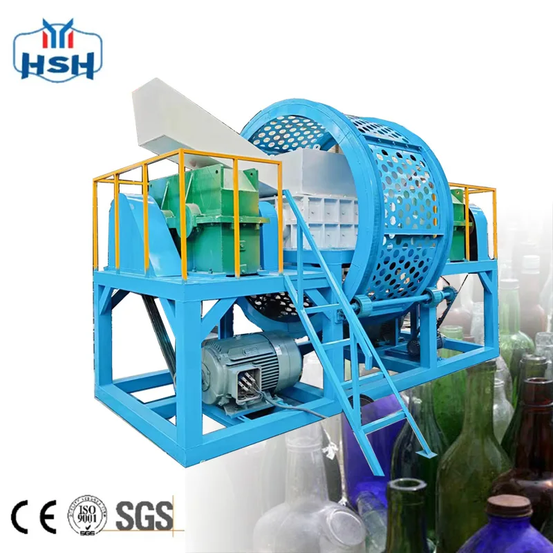 2024 Best Seller multipurpose shredder machine glass bottle shredder glass shredder machine