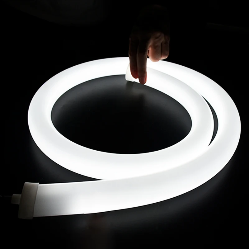 2023 Newest Design No Wearing Led Strip Light Soft Anti Aging High Transmittance Silicone Neon Tube Cover Lampshade