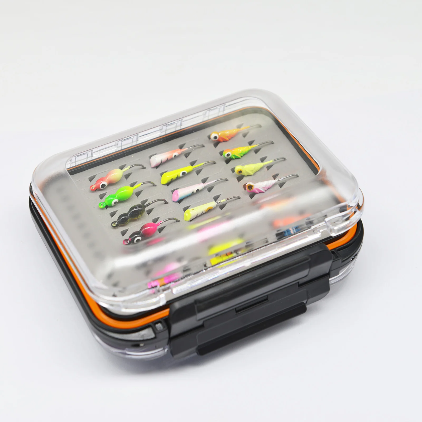 Lead Ice Fishing Jig Box ,Winter Mini Lead Ice  Jigs, Ice Fishing Jig Head Hook Lure