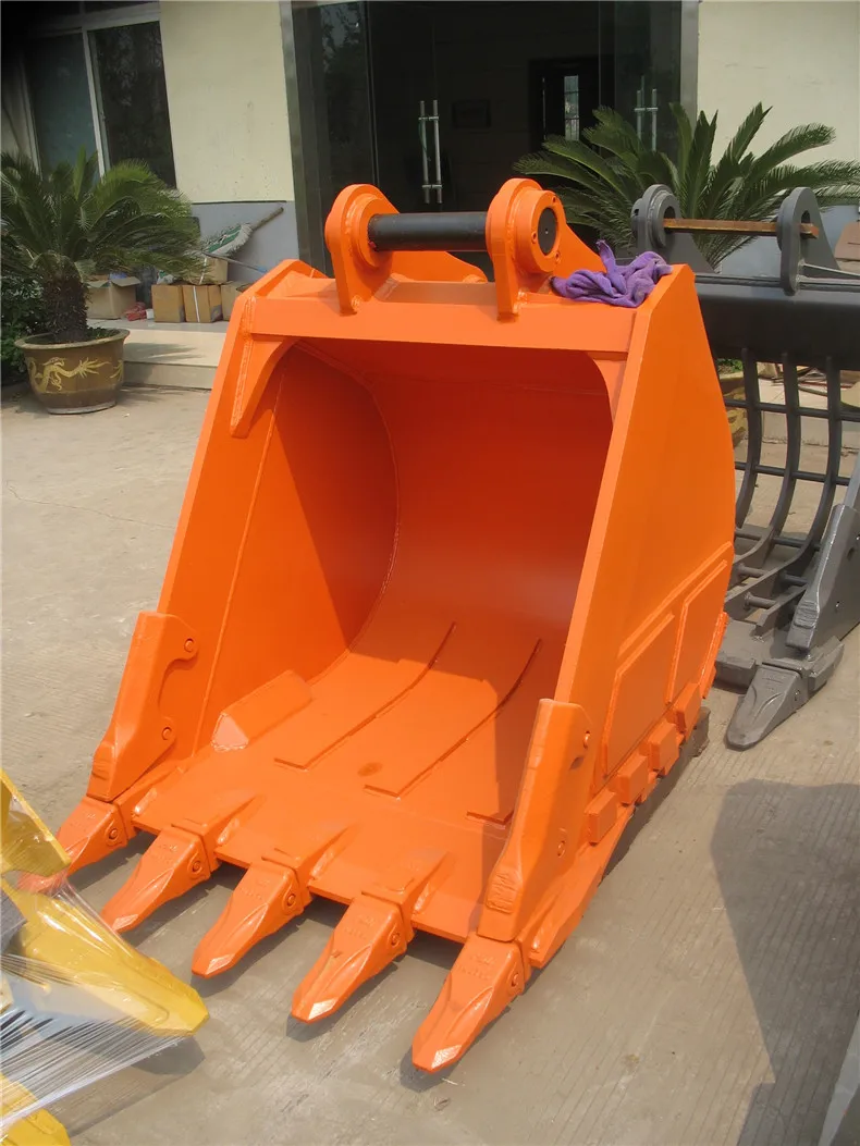 Excavator Attachments Rock Bucket Pins and Bushings ZX200 1.0 M3 for excavator used