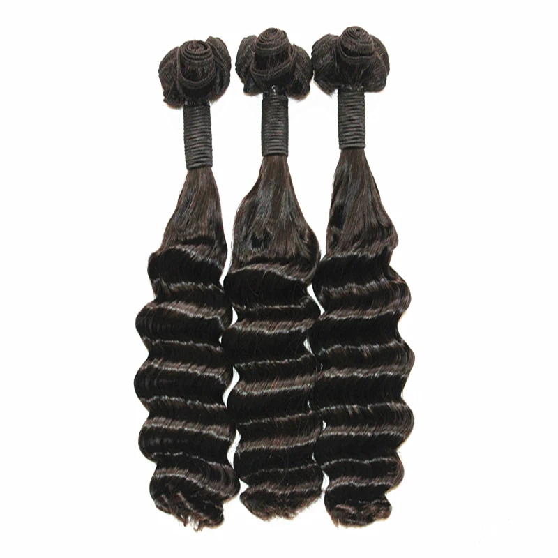 
Hot Selling Indian Aunti Funmi Hair Bouncy Spring Curls Funmi Hair Double Drawn Style 