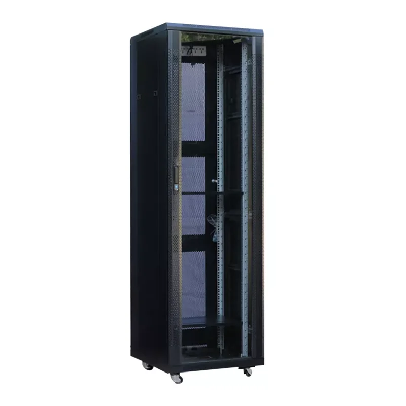 6U 9U 12U 19 Inch Data Center Server Rack 42U Floor Standing Glass Door Network Cabinet