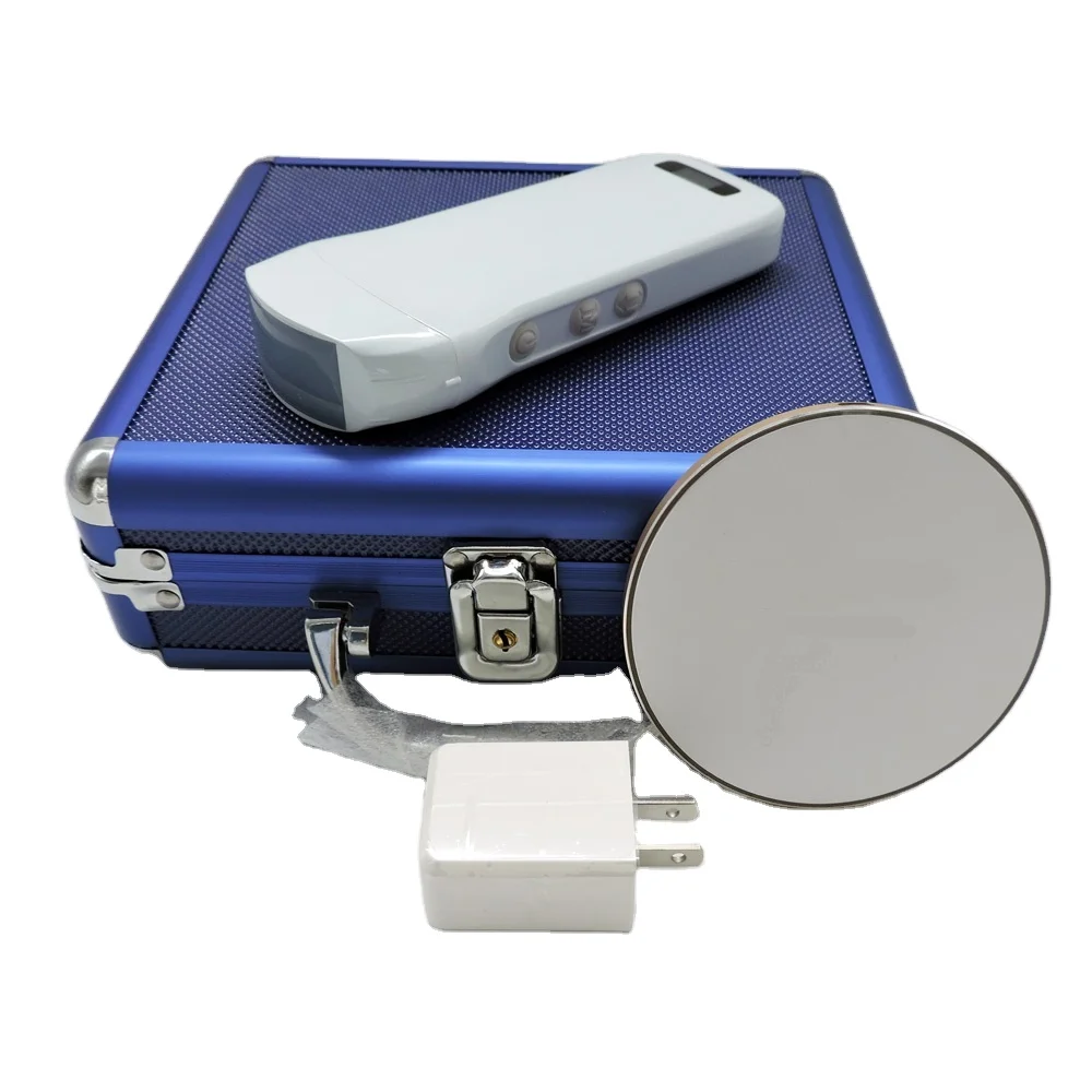 Handheld color doppler  convex linear cardiac 128 Ultrasound  WiFi wireless charger portable ultrasound probe scanner device