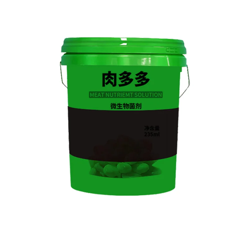 Factory custom Plastic packaging buckets for fertilizers Plastic Pail with lid wholesale Recyclable 5 gallon 20L Plastic bucket