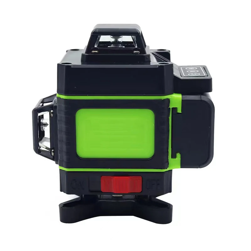 Green 360 Degree 4D Cross Line  Mini Laser Level long range 50m Measuring Tools