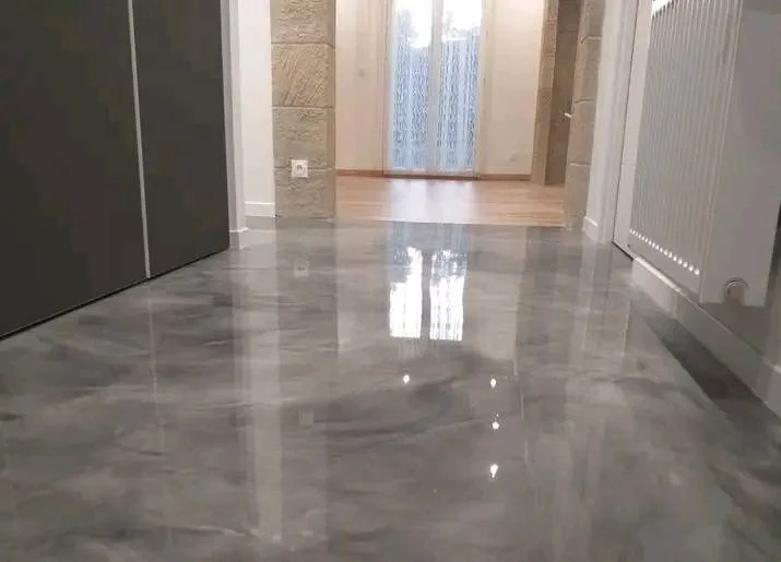 Clear crystal epoxy resin and hardener silicone sealant  casting wood table crafts coating for flooring 3D  metallic floor