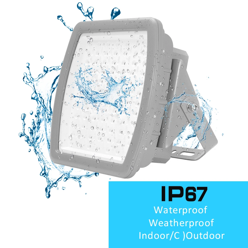 150w Explosion Proof Led Lighting Solar Led Flood Light Outdoor Die-casting Aluminum Ip68 Rechargeable