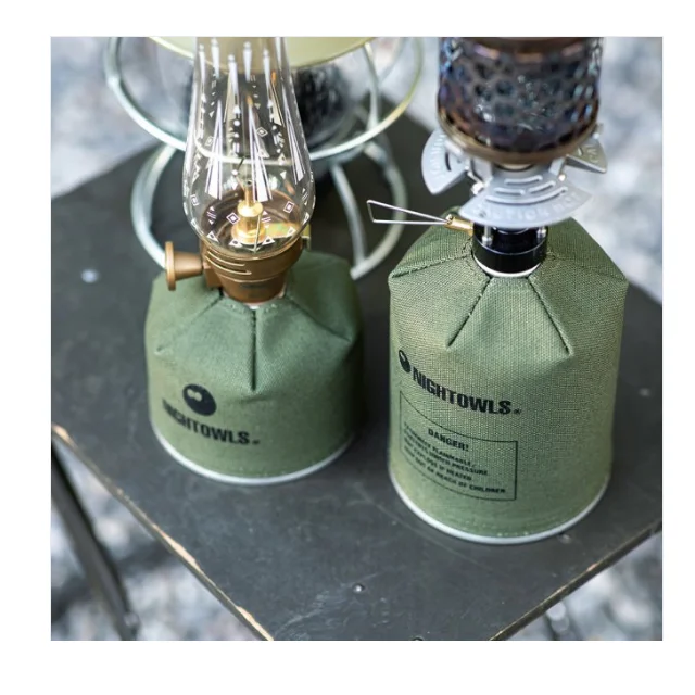 Cover Exquisite Camping Canvas Gas Tank Cover Outdoor Flat Gas Tank Long Gas Tank Accessories Protective Cover