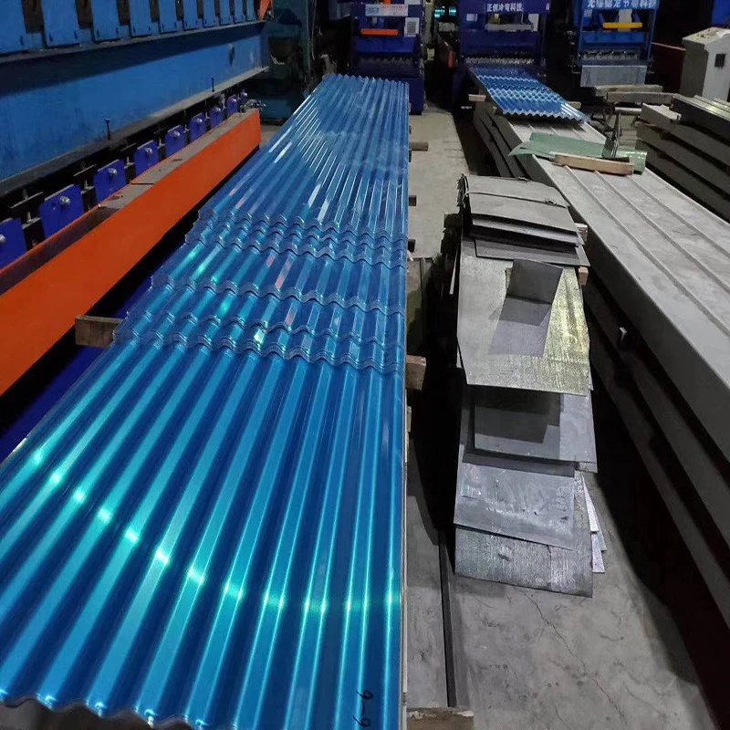 Color coated steel sheet galvanized galvalume zinc coated corrugated galvanized zinc steel roof sheet