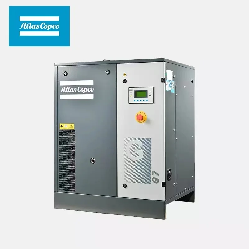 7.55kw High Pressure Workshop Electric Rotary Belt Driven Mini Machines Industrial Screw Type Price Air Compressor