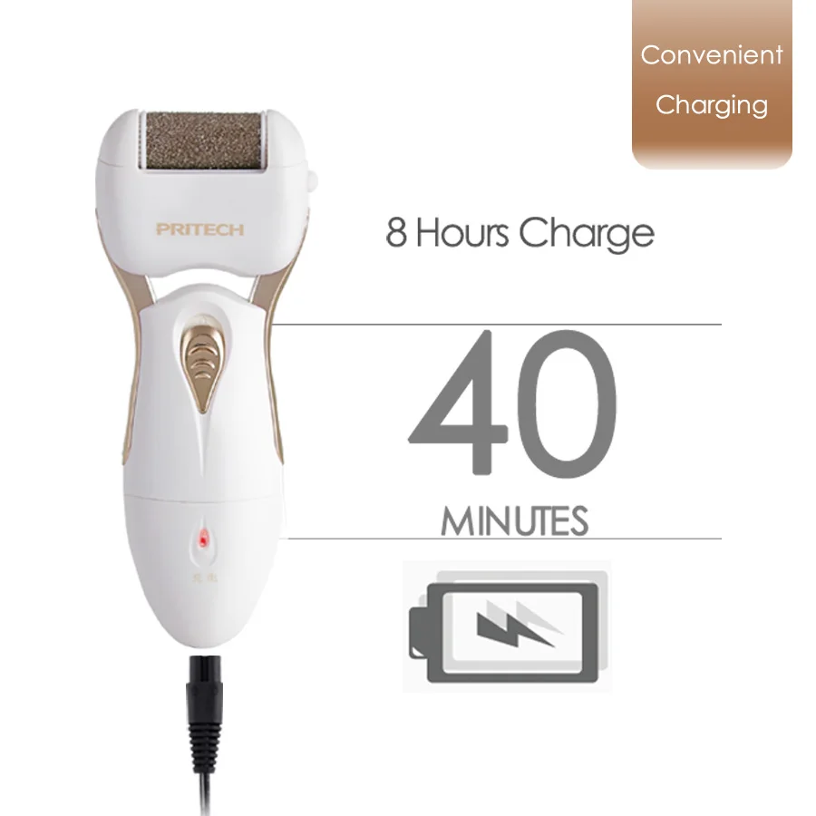 PRITECH Wholesale Fashion Personal Skin Care Rechargeable Electric Foot Callus Remover