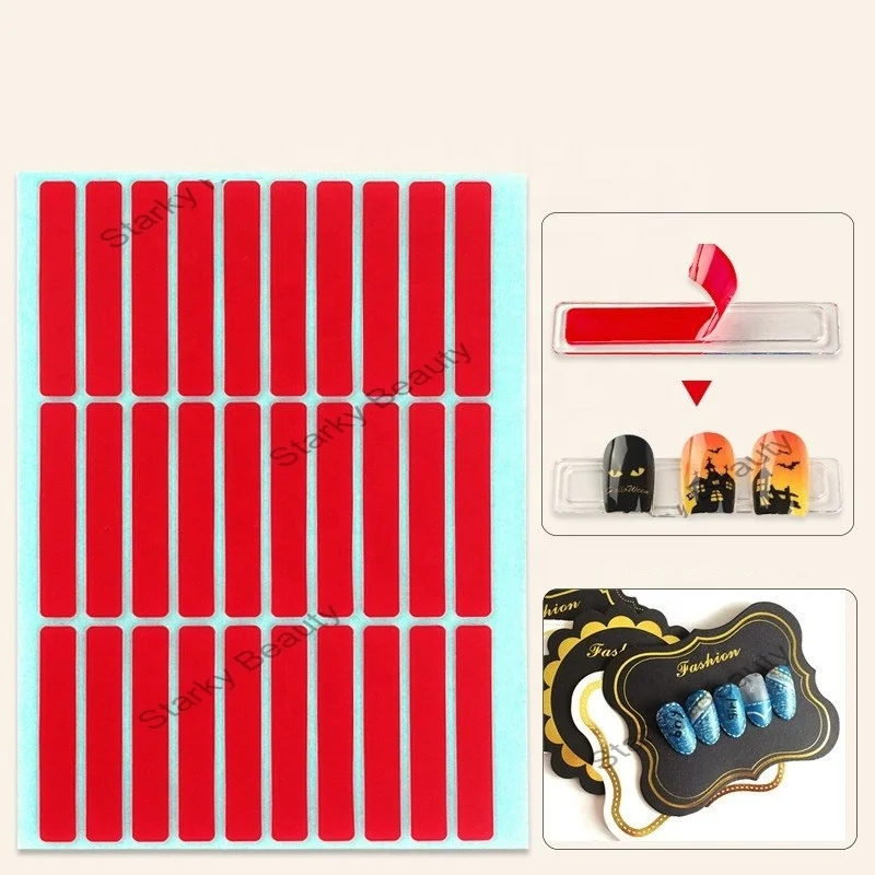 New Nail Art Display Showing Shelf False Nails Polish Card Book 240/420 Plastic Artificial Nail Tips Storage Color Chart Book