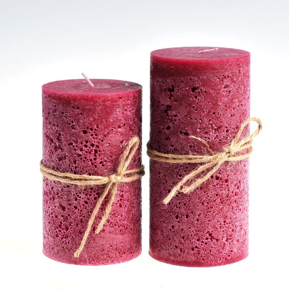 Wholesale High Quality white Paraffin wax Pillar Church Candles