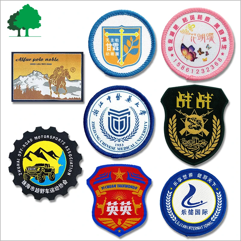 Cutomization Iron-on Backing woven Machine Embroidery For Motorcycle For Rider