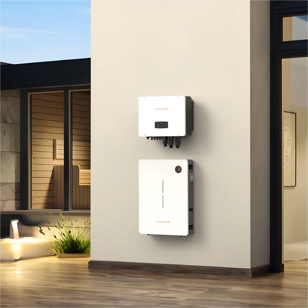 Sunark Lifepo4 Solar Battery Lithium 48V 51.2V 200Ah 300Ah 400Ah 10Kwh 15Kwh Powerwall 20Kwh Energy Storage Lithium Ion Battery