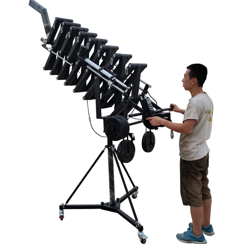 5.5 Meters Telescopic Camera Jib Crane Use Electric Arm Body