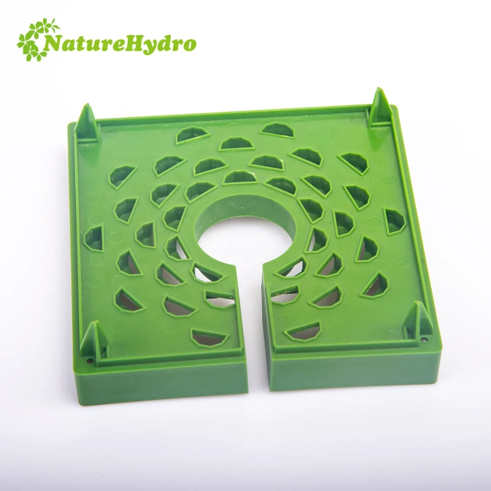 Hydroponic 4 6 8 inch Drip Caps for Rock Wool Cube