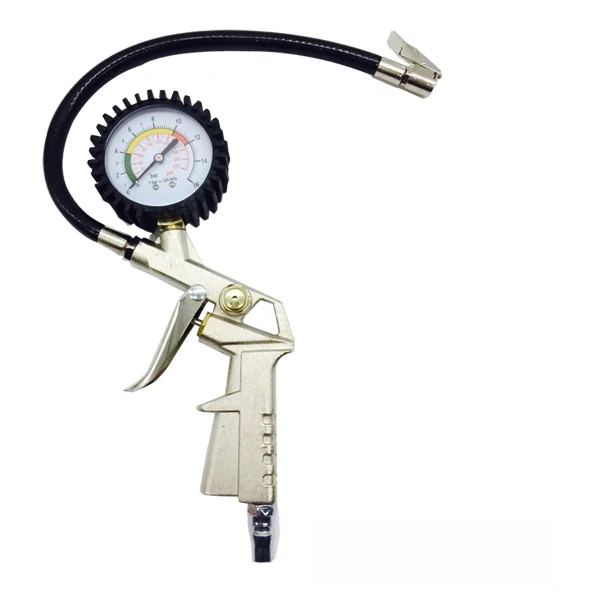 Economical Model Tire Pressure Inflator Gun Tire Inflator with Pressure Gauge