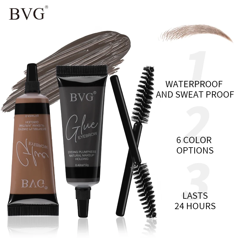 Professional Eyebrow Enhancers Cream Natural Liquid Dyeing Eyebrow Set Brow Tattoo Pigments Lasting Waterproof Eyebrow Gel New