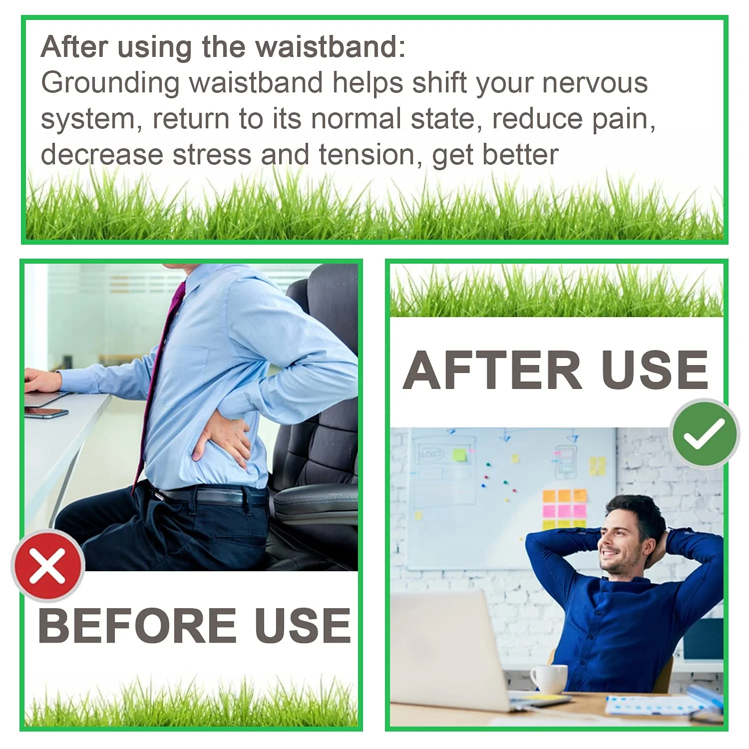 2 pcs Durability Grounding Earthing Pillow Case For Shortening Recovery Time From Injury Or Athletic Activity Head Massager
