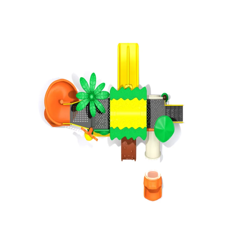 New Children Plastic Outdoor Playground Equipment Amusement Park Toy Outside Plastic Playground Slide