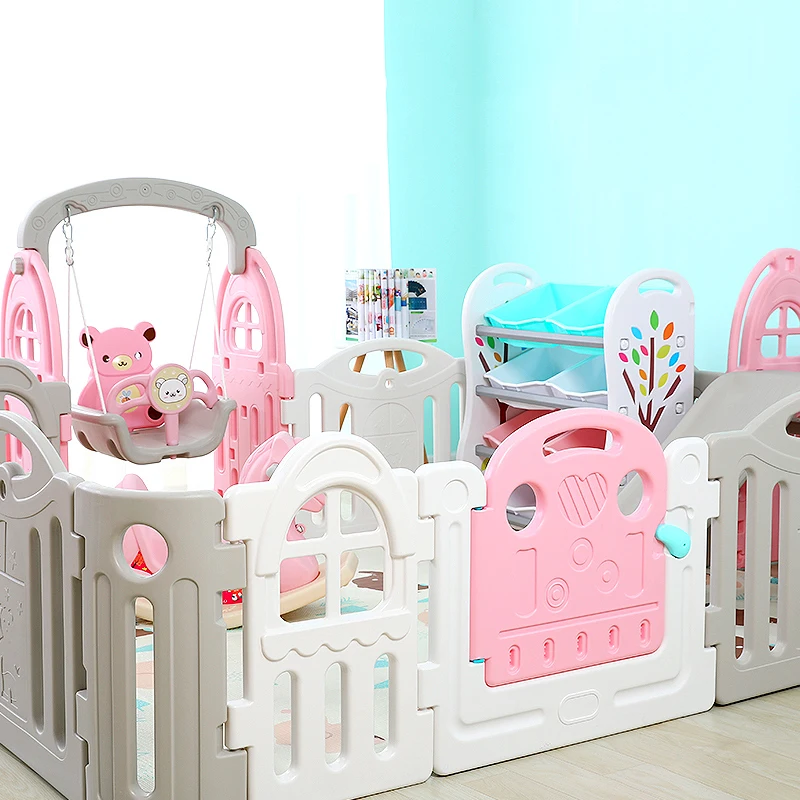  Детский Пластиковый манеж безопасности на заказ детский с горкой и качели