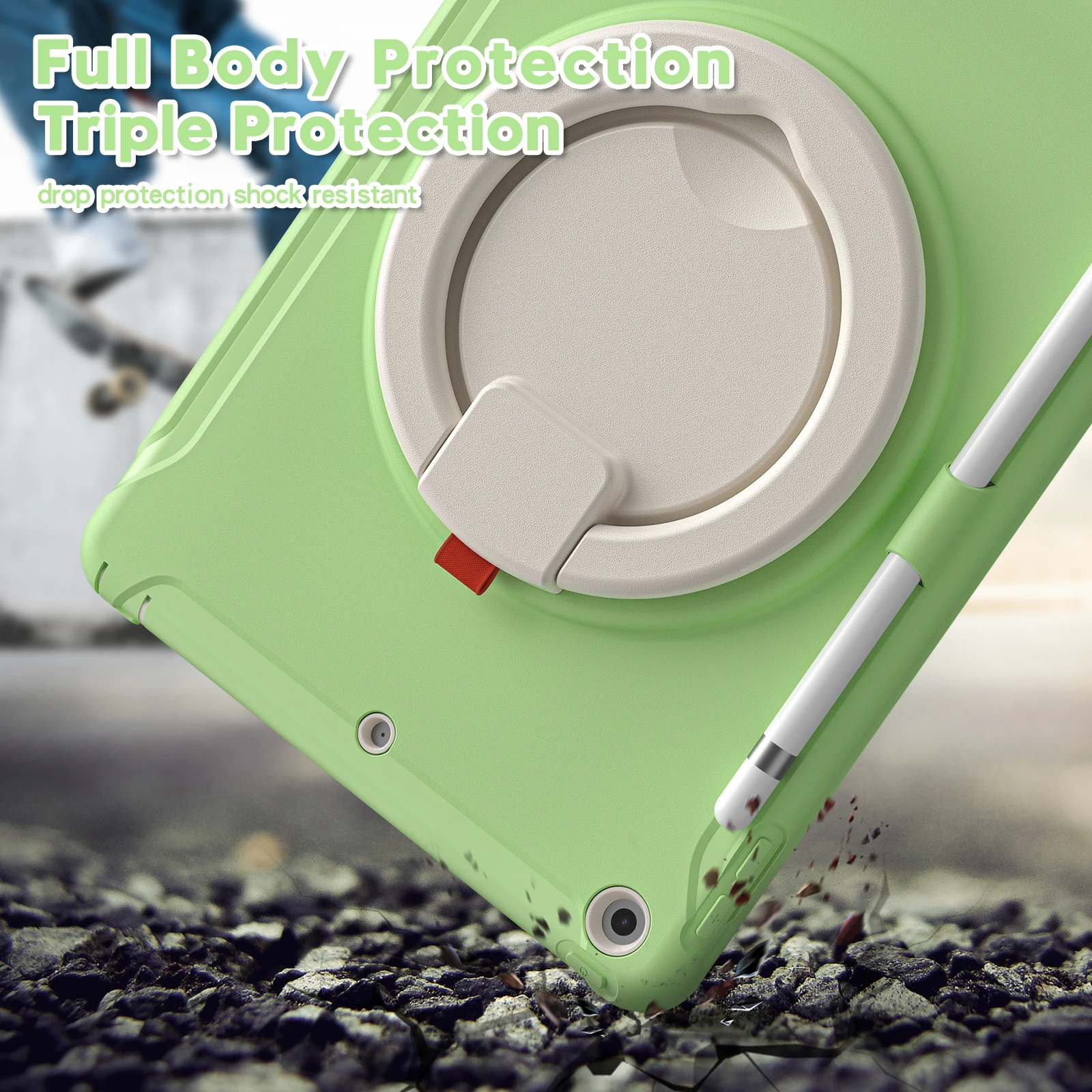 for  Ipad 10.2 Case 2021 Grade Heavy Duty Shockproof Cover Gen Tablet Case