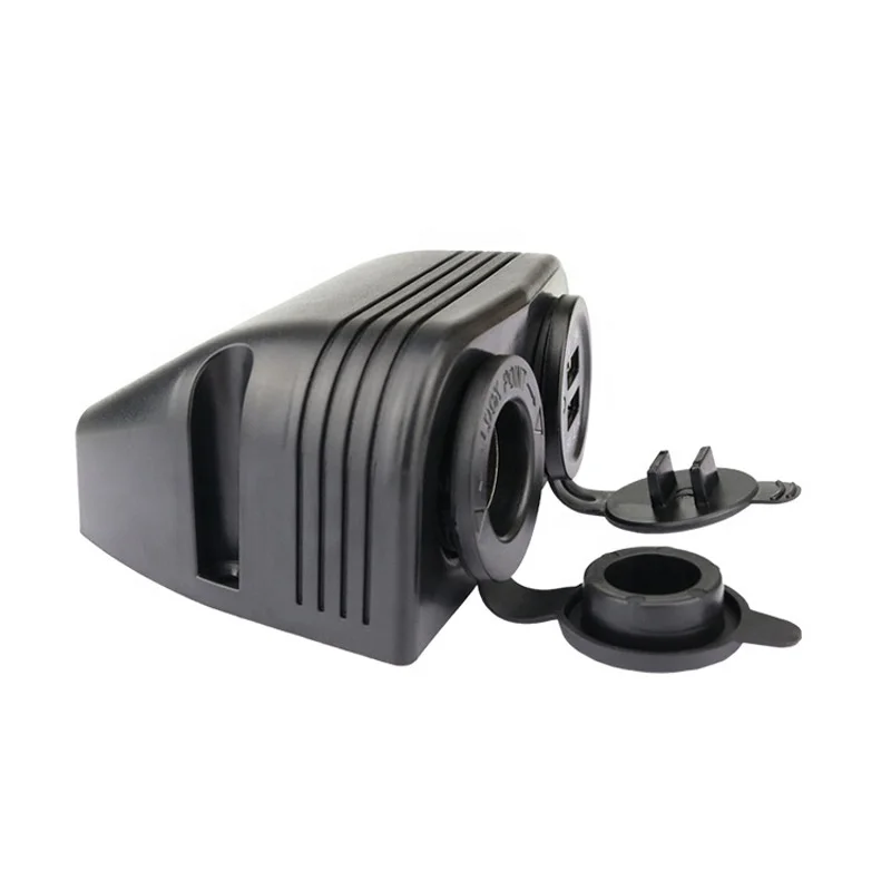 1A 12V 24V модифицированный автомобильный прикуриватель двойное зарядное устройство USB с двумя отверстиями крышка палатки Панель Крепление для грузовика лодки мотоцикла