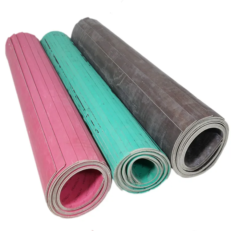 High quality compressed fiber 0.5 mm 0.6 mm 0.8 mm 1 mm oil and acid and alkali resistant asbestos free rubber sheet