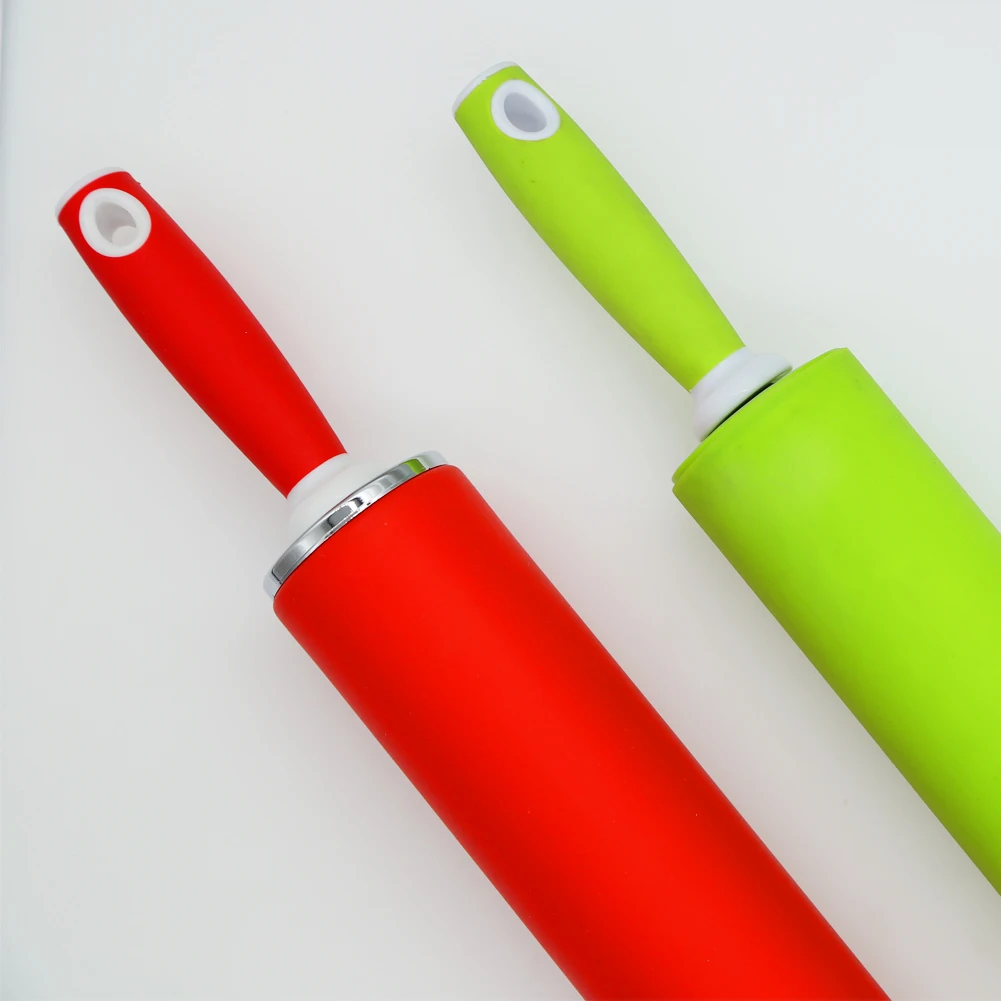 High Quality Baking Tools Nonstick Roller Pin Silicone Rolling Pin Pastry Mat Tool Set Kneading Pad Pastry Mat Tool Set