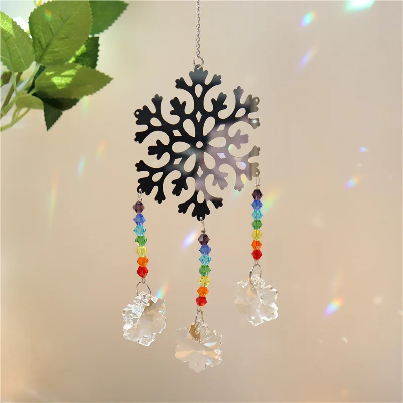 Wholesale Animal Pendant Prism Crystal Ball Rainbow Chaser Sun Catcher Wind Chimes Hanging for Decorate