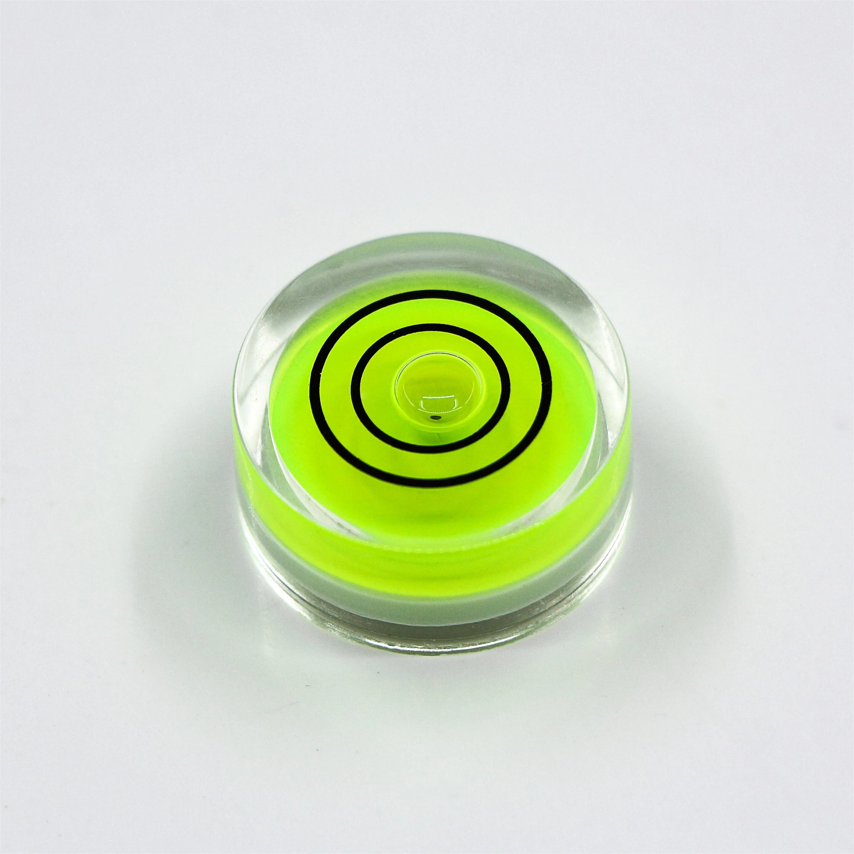 high transparent appearance plastic circular level bubble vial spirit level vial