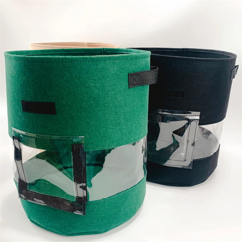 Vegetable felt growing bag Potato growing bag Environmental 7 gallon garden felt  growing bag