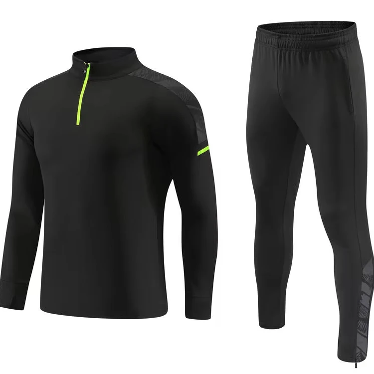 Football Coat Soccer Wear Long Sleeved Soccer Club Men Training Jersey Jacket Madrid Football Tracksuit