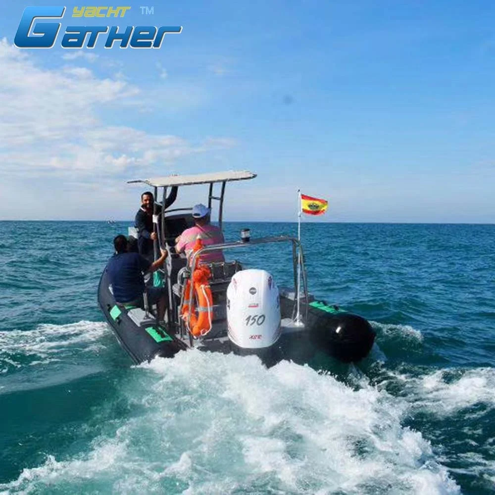 
Gather Yacht China Inflatable best selling pvc rib boats for fishing 