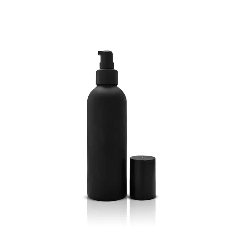 50ml 100ml matt black aluminum bottle cosmetic aluminum perfume bottle aluminum cosmetic bottle with mist sprayer