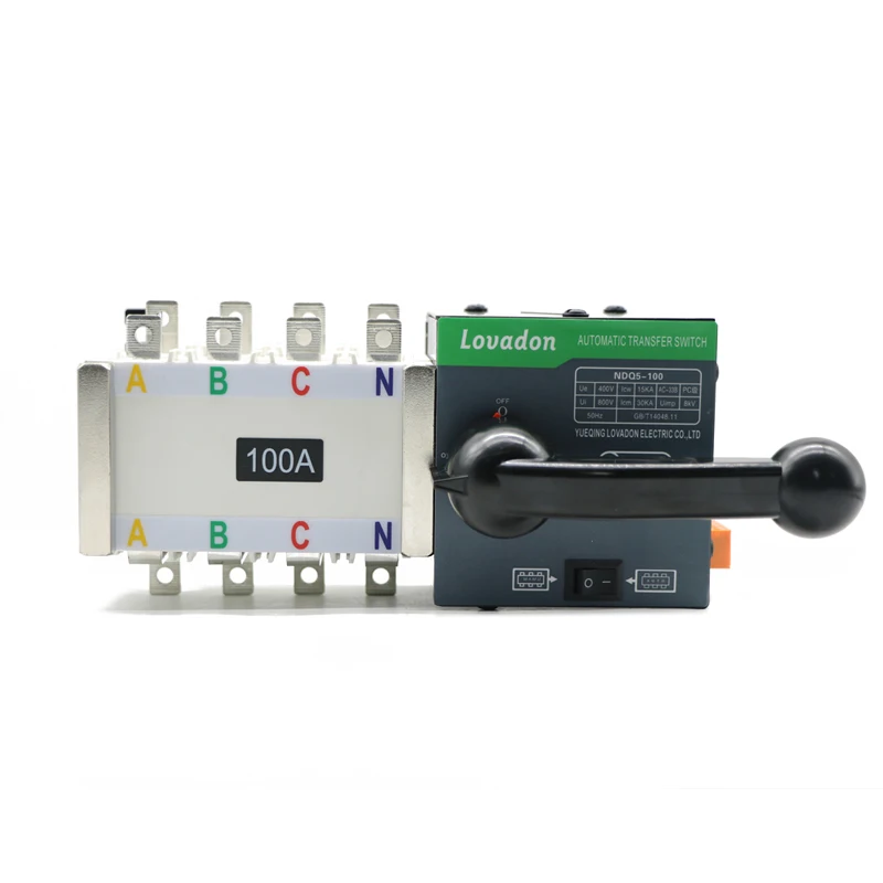 100A PC Class ATS Controller dual power automatic transfer switch