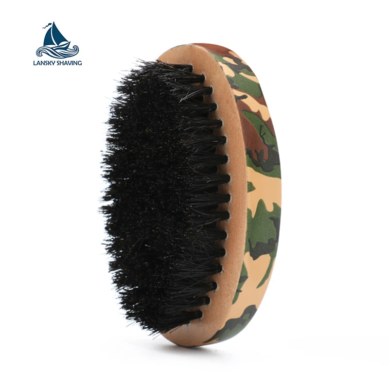 Camouflage Design Higher Quality Boar Bristle Beard Brushes