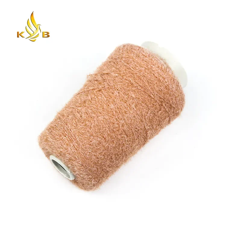 Kingeagle Fancy Soft imitate nylon mink feather yarn for knitting