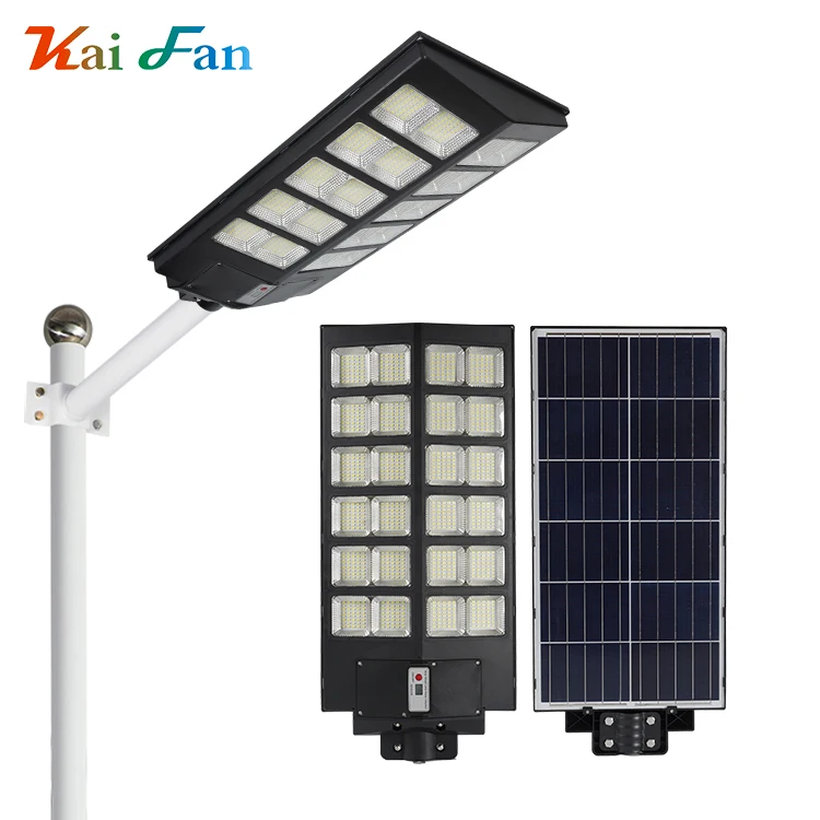 High Efficiency Sun Powered 500w 800w 1000w 1200w Ip66 Waterproof Integrated Led All In One Solar Street Light