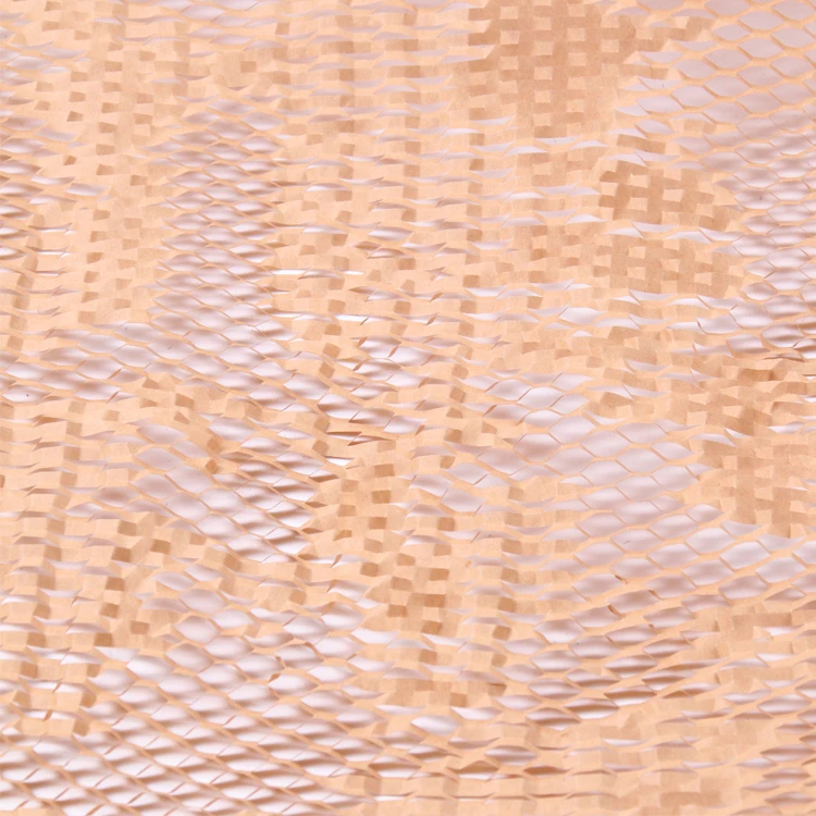 Yohpack 38 см * 100 м медовые бумажные рулон Honeycomb из крафт-бумаги для упаковки вторичной переработки сотовая Подушка Бумага