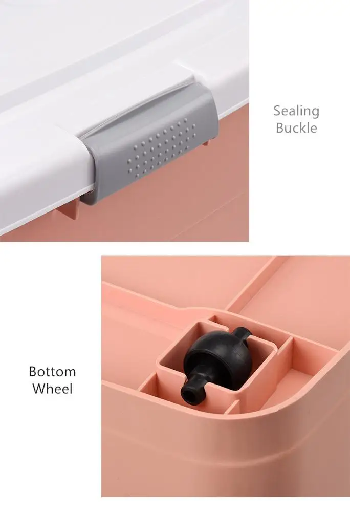 Big Plastic container storage box with lid for dress cloth toy stackable