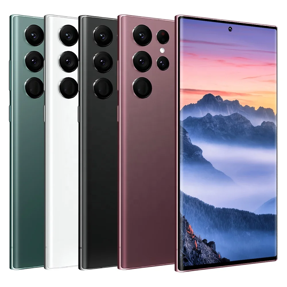 New Arrival Global cheap 5G Hot Selling S22 Ultra original 16+512gb  Cell Phone with unlocked full screen Android 12 Smartphone