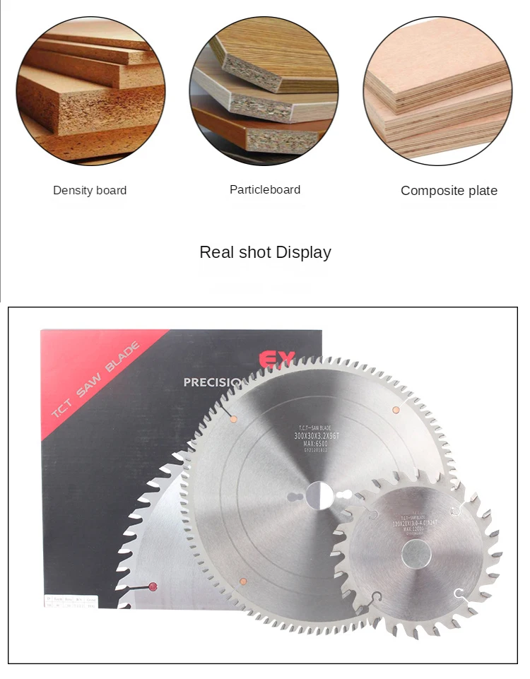 LIVTER Customize Size TCT Circular Saw Blade Cutting Melamine MDF Laminated Wood for Sliding Table Panel Saw