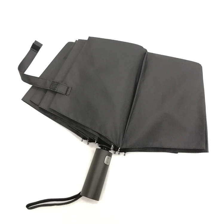 Rpet Material Auto Open Close Logo Parapluie Sombrillas  3 Folding Umbrella