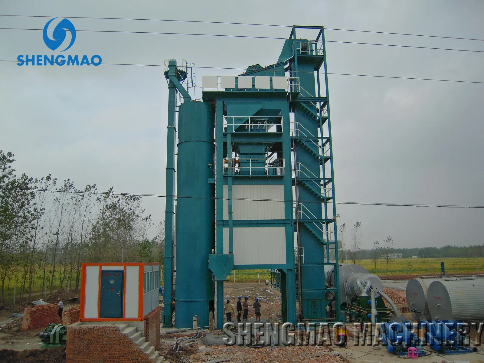 60T 80T 100T 120T 160T 200T 240T 320T 400T hot mix sim asphalt plant with China factory price