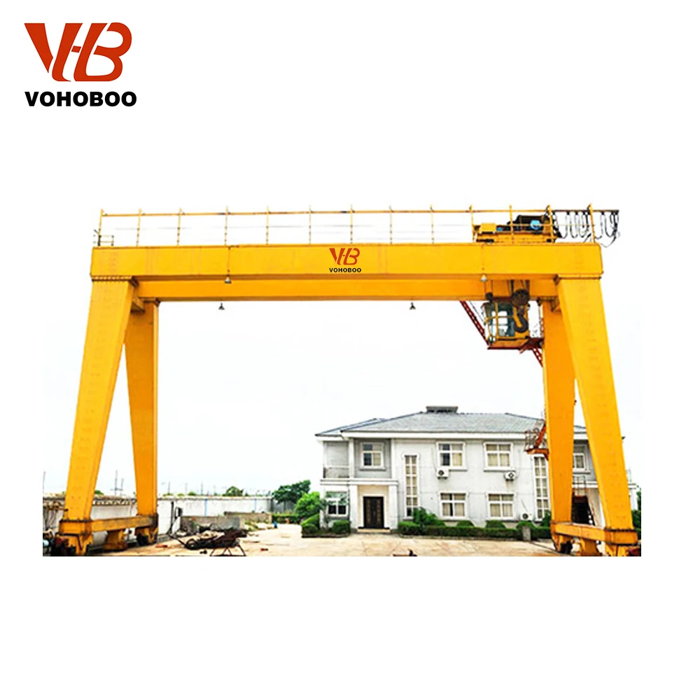 2023 Hot selling 3 ton 5 ton 10 ton 20 ton 50 ton Gantry Crane with Trolley and  Electric Chain Hoist